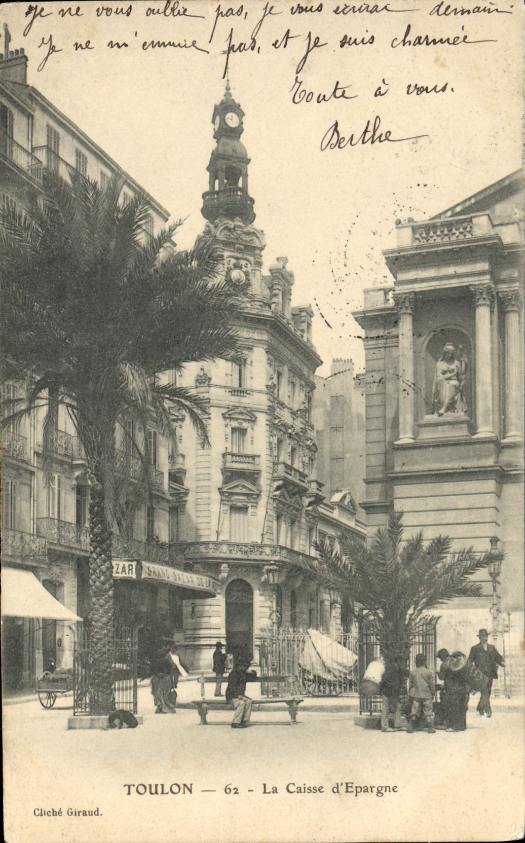 Toulon — La Caisse d'Epargne — Cliché Giraud