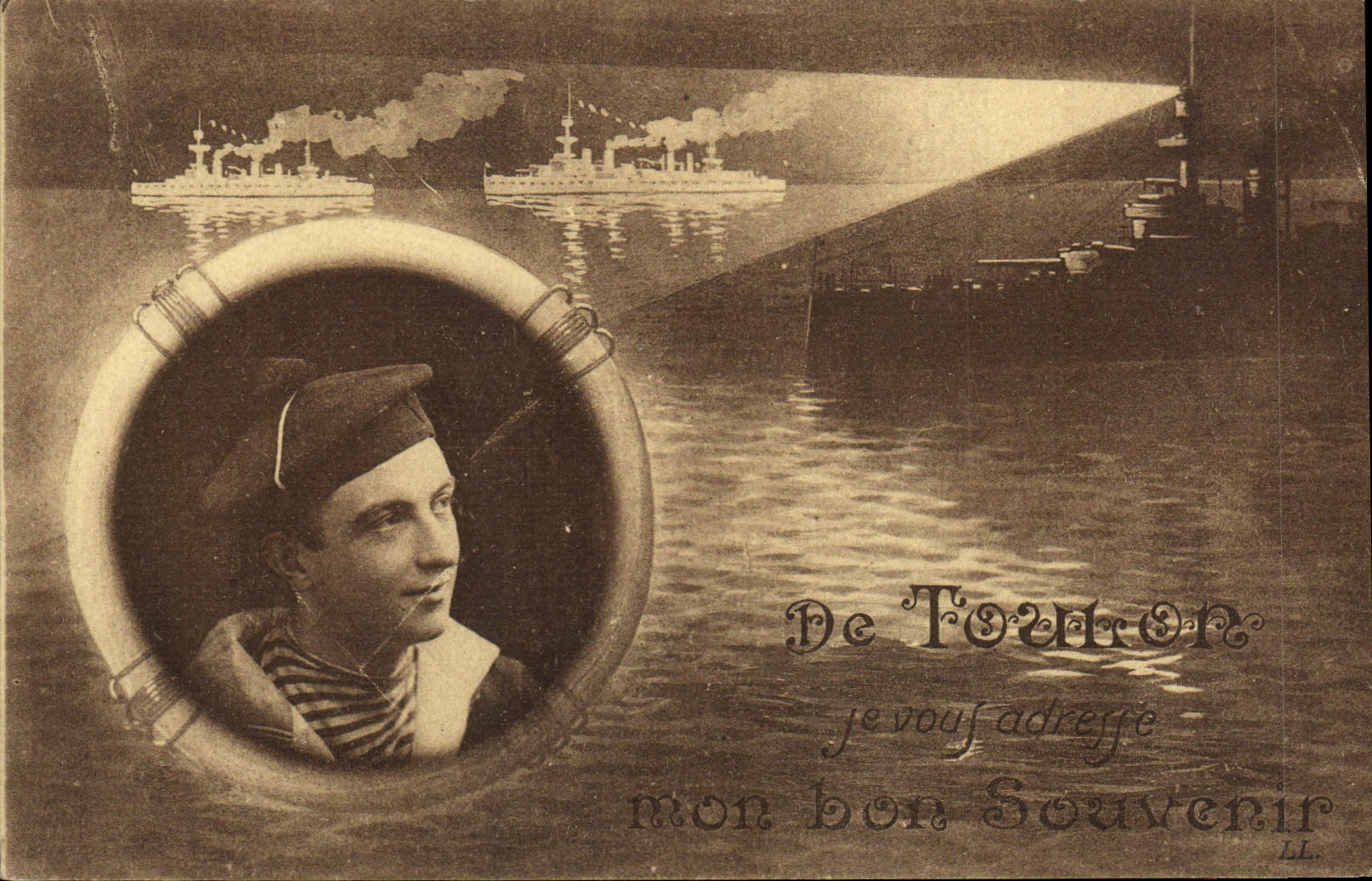 Marin — Souvenir de Toulon — LL