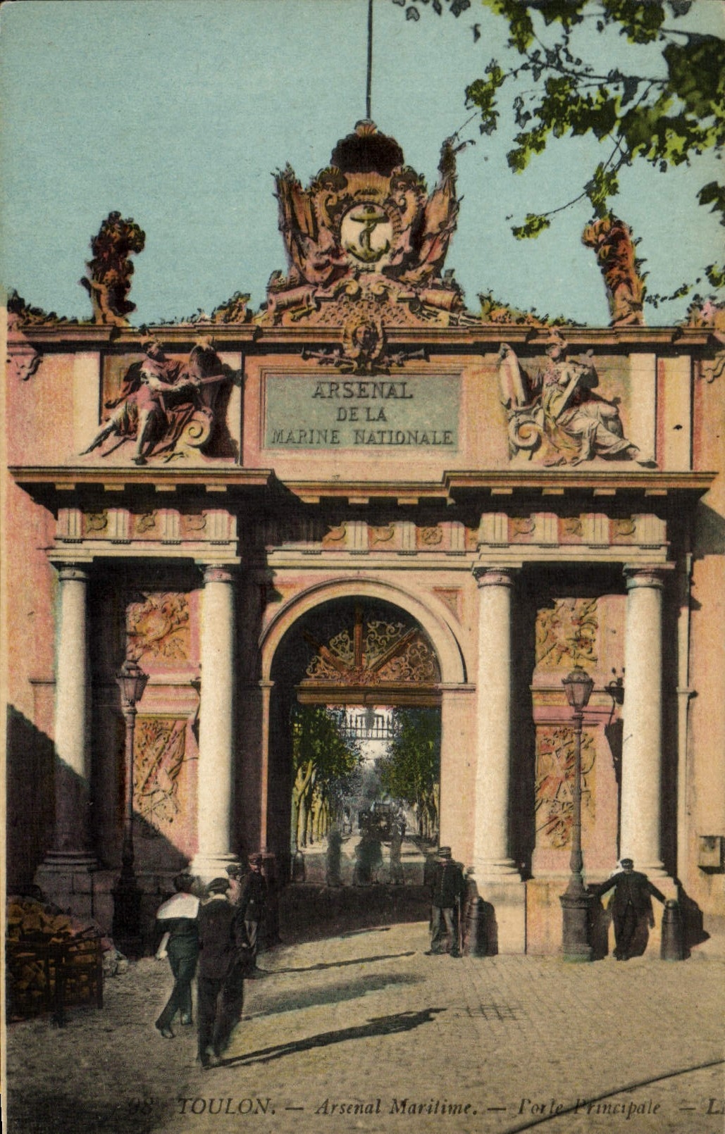 Toulon — Arsenal Maritime — Porte Principale — Imp. Lévy Fils et Cie, Paris