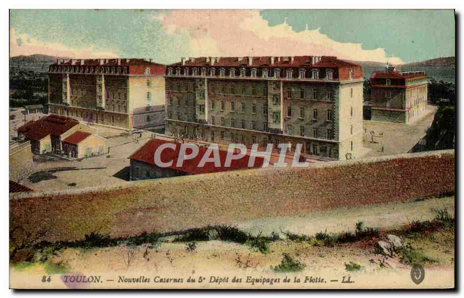 Toulon — Nouvelles Casernes du 3e Dépôt des Equipages de la Flotte — LL
