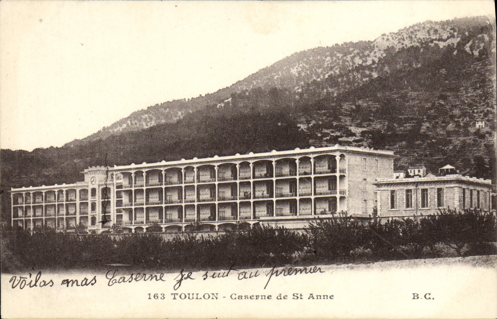 CPA Toulon Caserne de St Anne Militaria