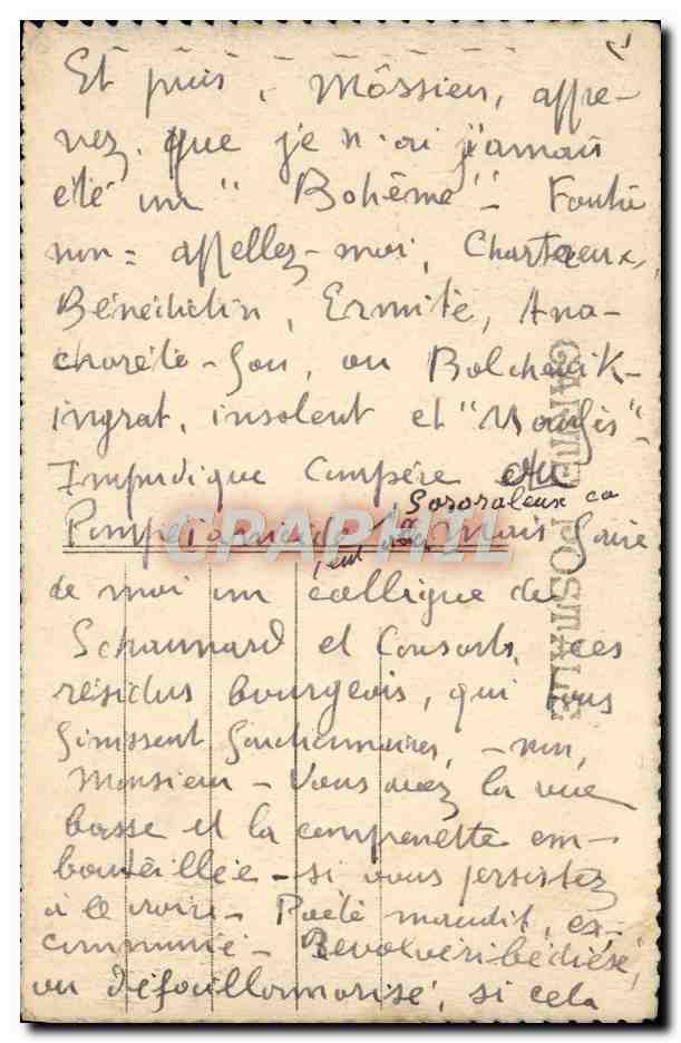 Toulon — Dienst der Boote nach La Seyne und Tamaris-sur-Mer — unbekannter Verlag, Nr. 38 — Rückseite