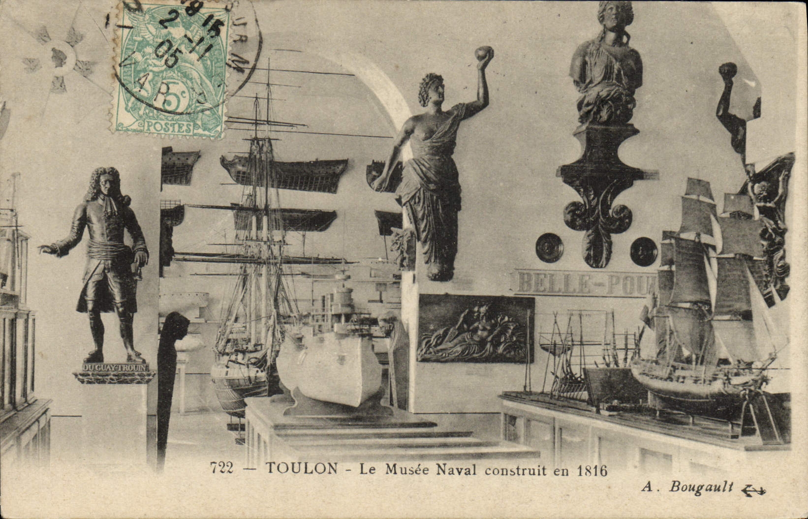 Toulon — Le Musée Naval construit en 1816 — A. Bougault
