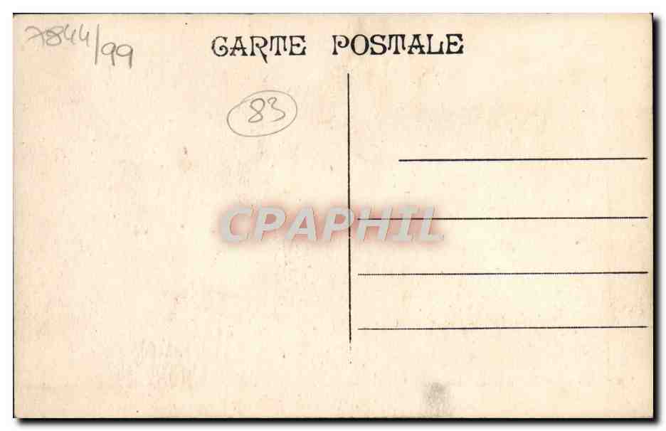 CPA Toulon Les Sablettes Les rochers des 2 freres — Verso