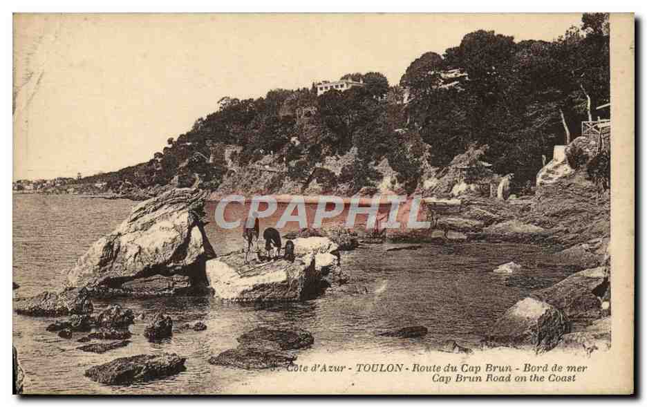 CPA Toulon Route du Cap Brun Bord de mer