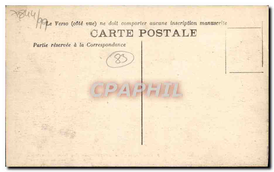 CPA Toulon Route du Cap Brun Bord de mer — Verso
