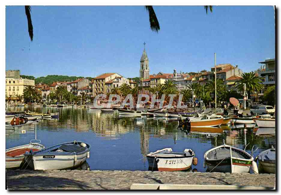CPM Sanary sur Mer Le Port L'hotel de la Tour L'eglise