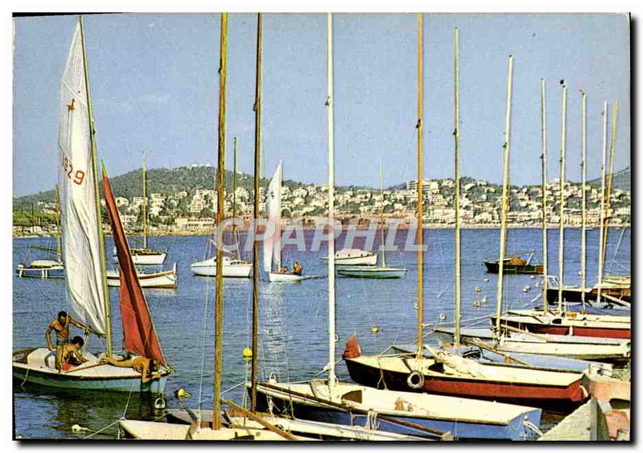 CPM Sanary La Jetee du Port Bateaux 