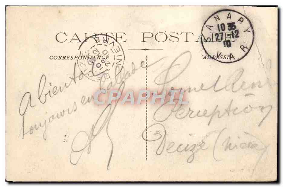 CPA Sanary Vue generale  — Verso