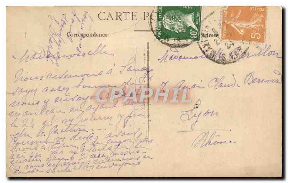 CPA Sanary La Gorguette Le Viaduc P L M — Verso