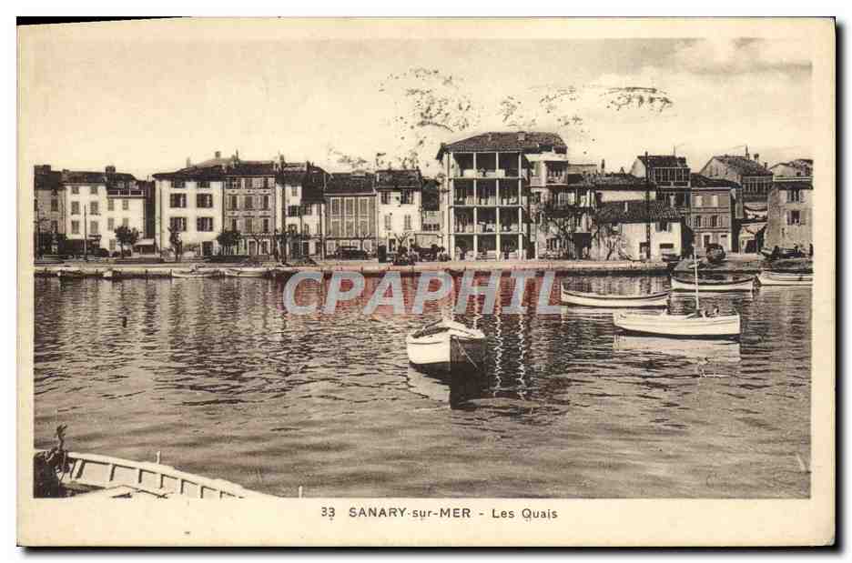 CPA Sanary sur Mer Les Quais 