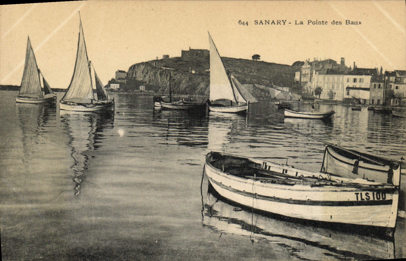 CPA Sanary La Pointe des Baux Bateaux