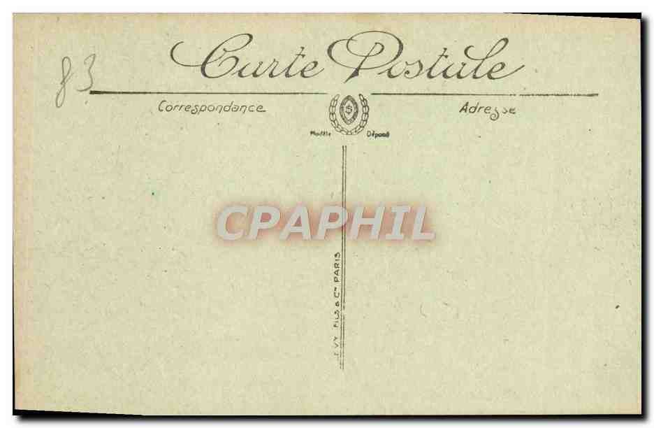 CPA Env D'Hyeres San Salvadour Le Grand Hotel  — Rückseite