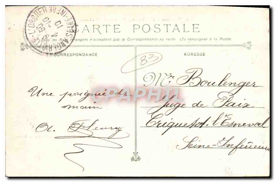 Toulon - Faubourg Armand Barbès — vue aérienne — éditeur inconnu, n° 59 — Verso