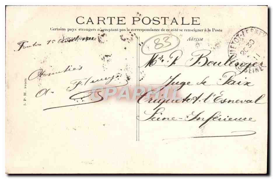 Toulon — Porte Notre-Dame — Edition d'Art, n°113 — Rückseite