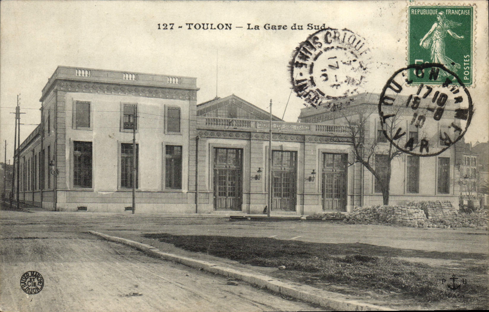 CPA Toulon La Gare du Sud 
