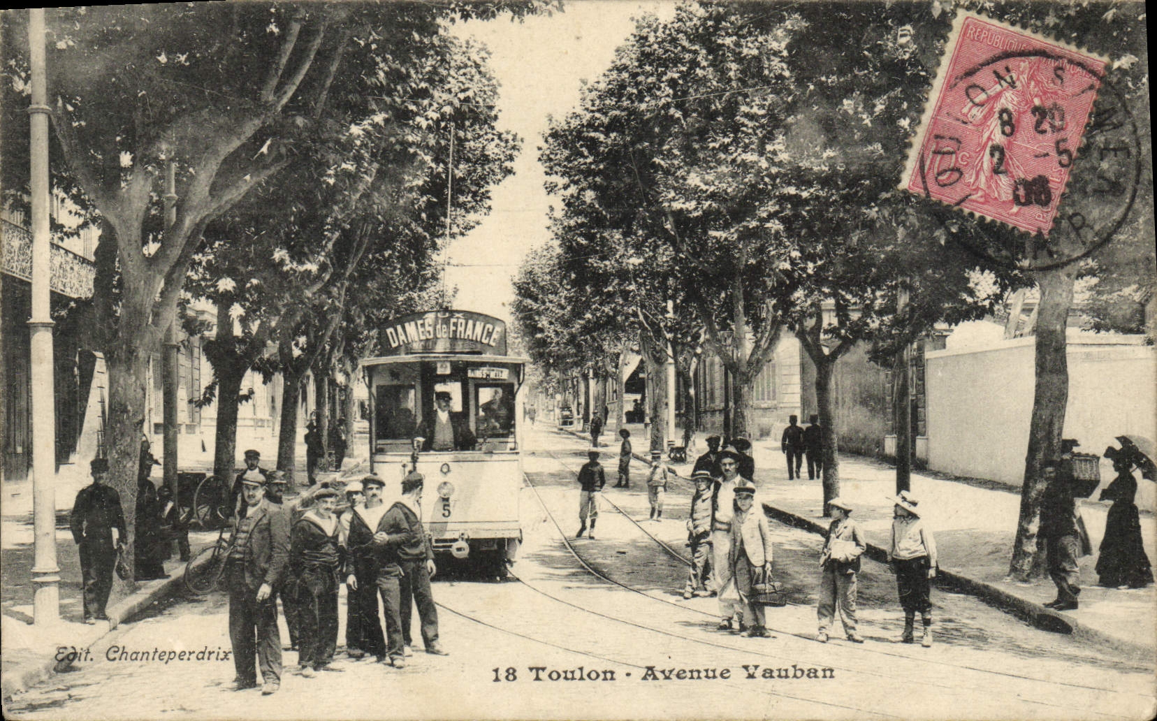 CPA Toulon Avenue Vauban