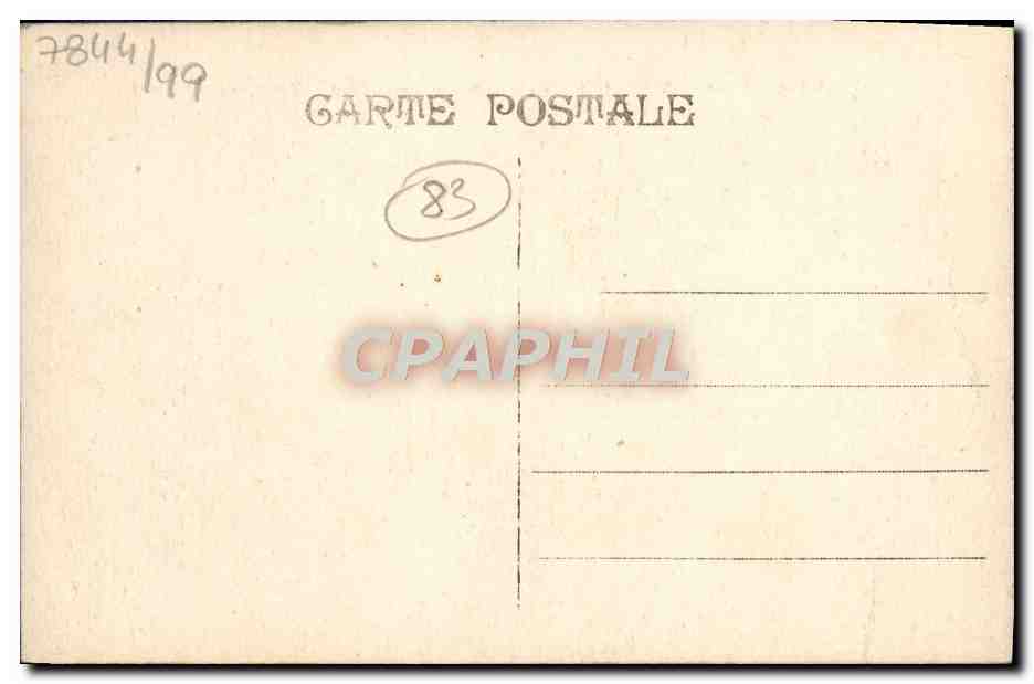 CPA Toulon Le Poste de Torpilles  — Verso