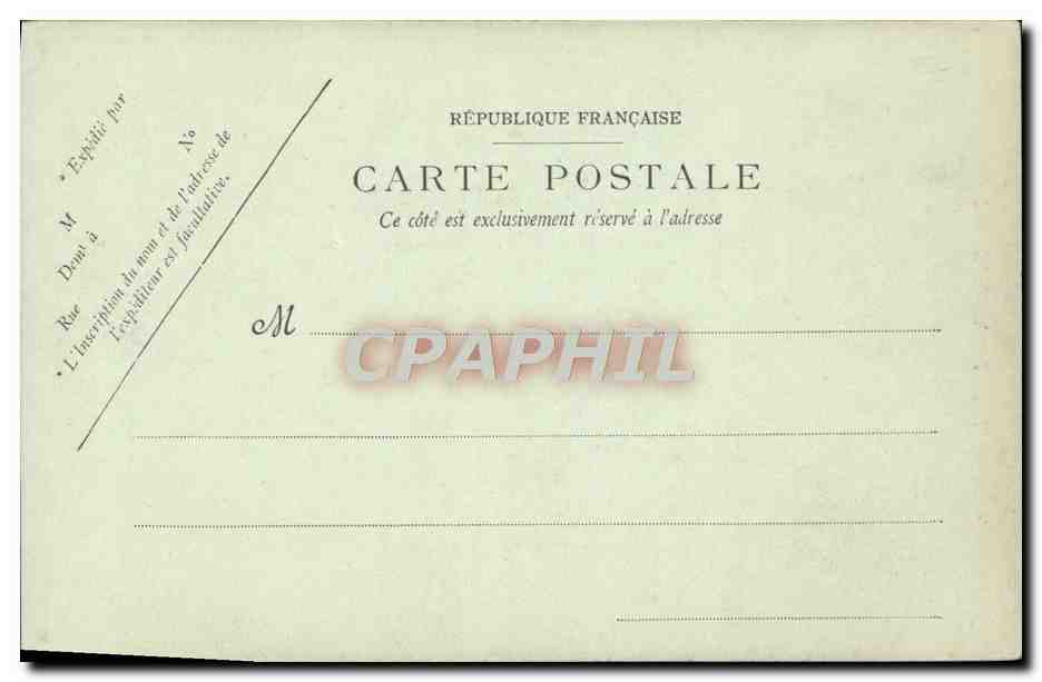 CPA Toulon Le Genie Maritime  — Rückseite