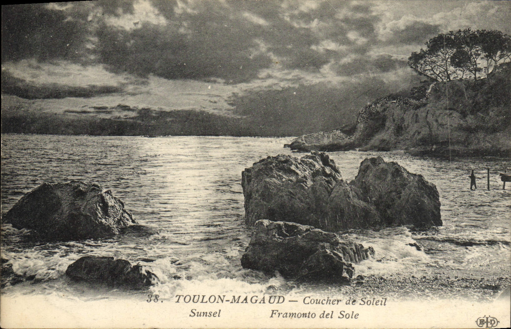 Toulon-Magaud — Couchez de Soleil — Imp. Le Deley, Paris