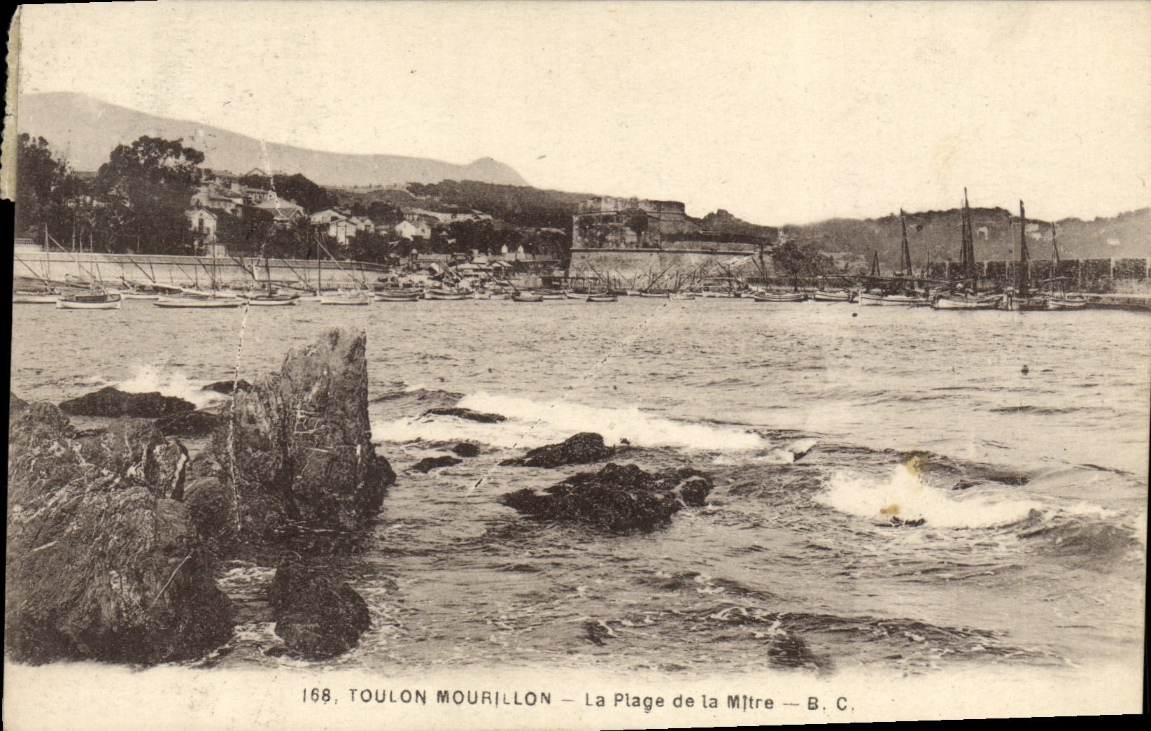CPA Toulon Mourillon La Plage de la Mitre 