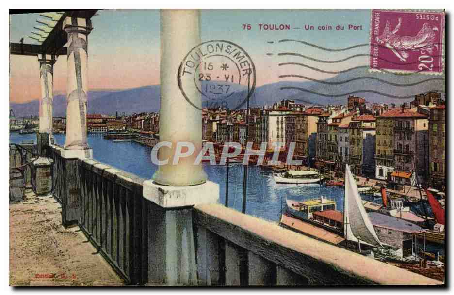 Toulon — Ein Stück des Hafens — Verlag Céline, Nr. 5