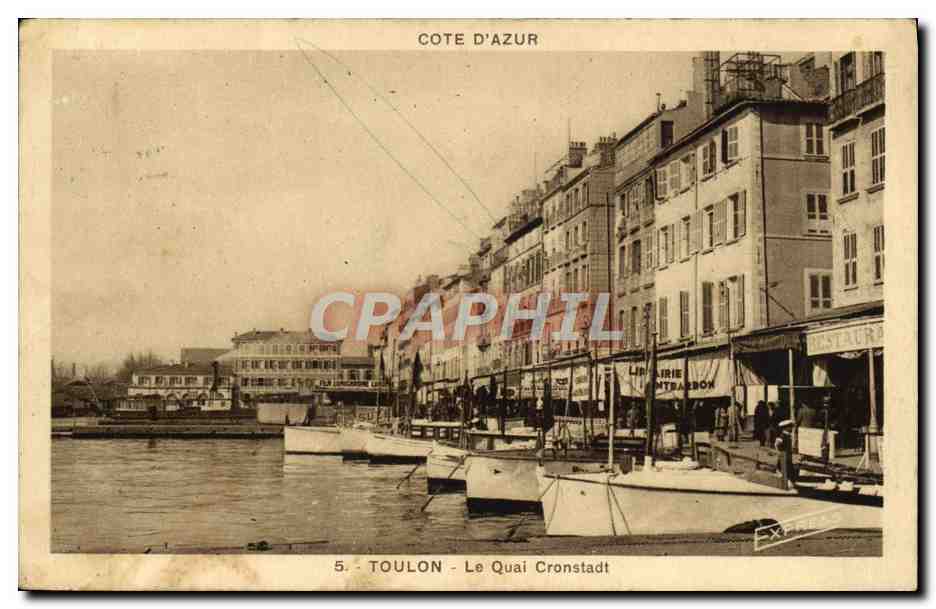 Toulon - Le Quai Cronstadt — Côte d'Azur, éditeur inconnu, n°5