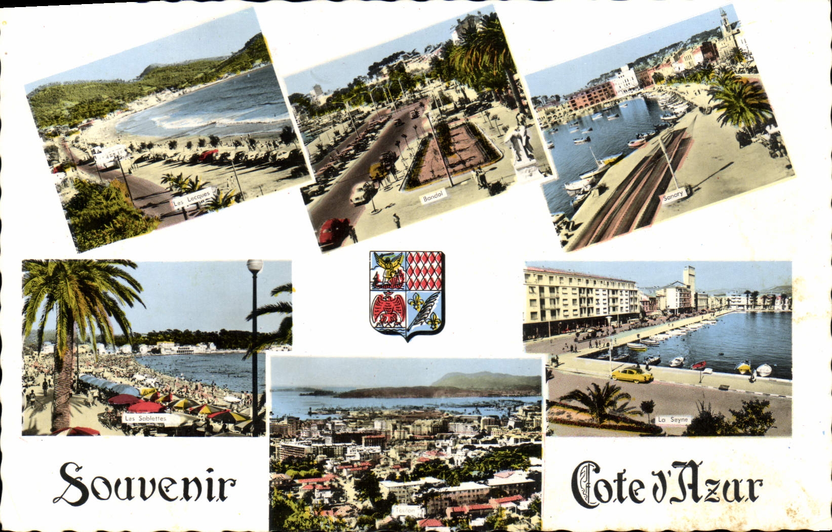 Côte d'Azur — Les Lecques, Bandol, Sanary, Les Sablettes, La Seyne — Souvenir