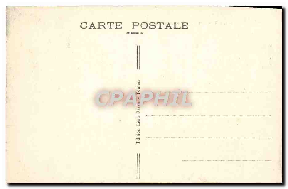 Toulon - Le Cap Brun - La Plage — Édition Léon Rerra — Verso