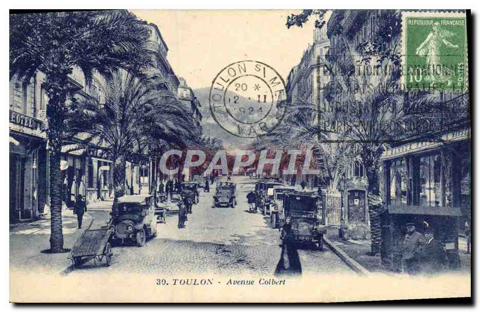 CPA Toulon Avenue Colbert 