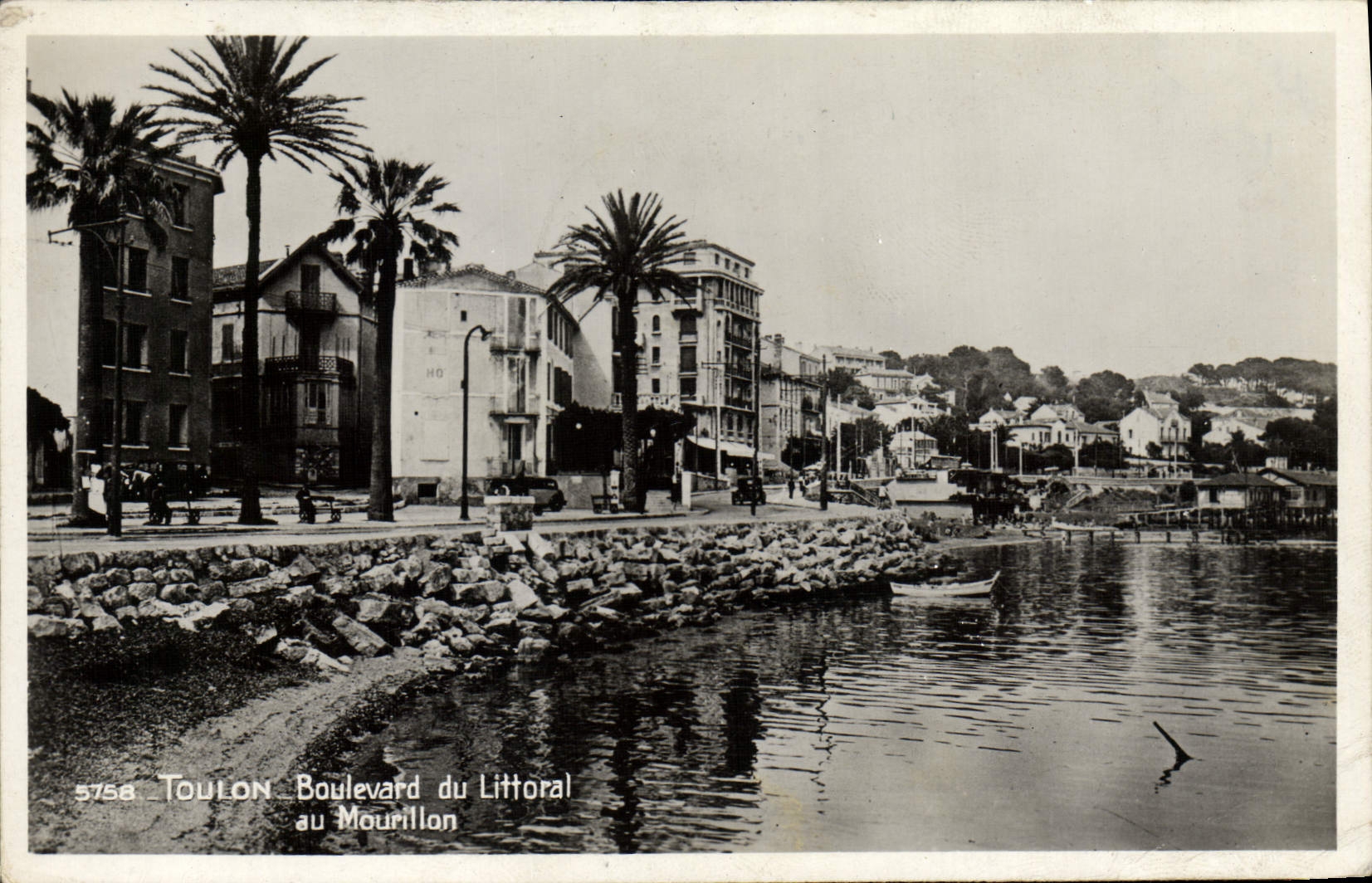 Toulon — Boulevard du Littoral au Mourillon — Édition La Gaspéenne, n° 5758