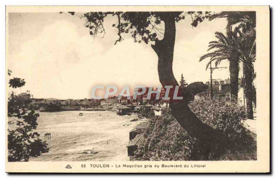 CPA Toulon Le Mourillon pris du Boulevard du Littoral