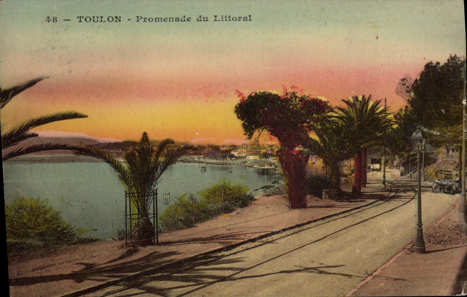 Toulon - Promenade du Littoral — éditeur Laugier, n°48