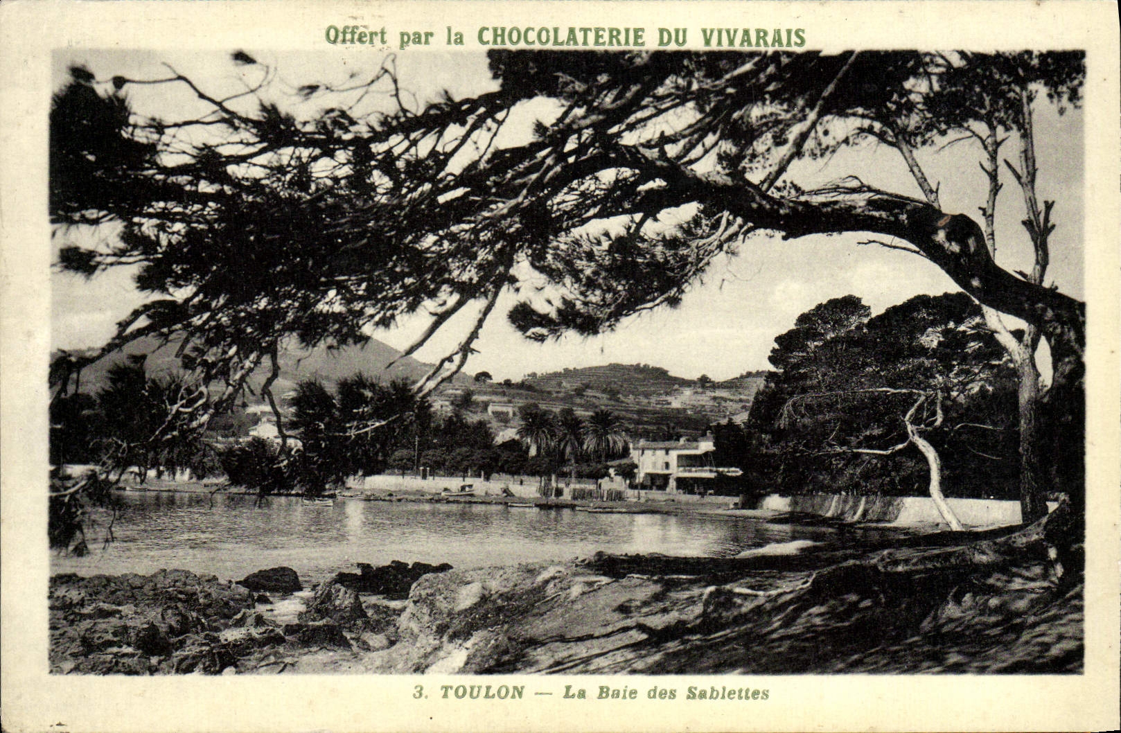 Toulon — La Baie des Sablettes — Offert par la Chocolaterie du Vivaraïs