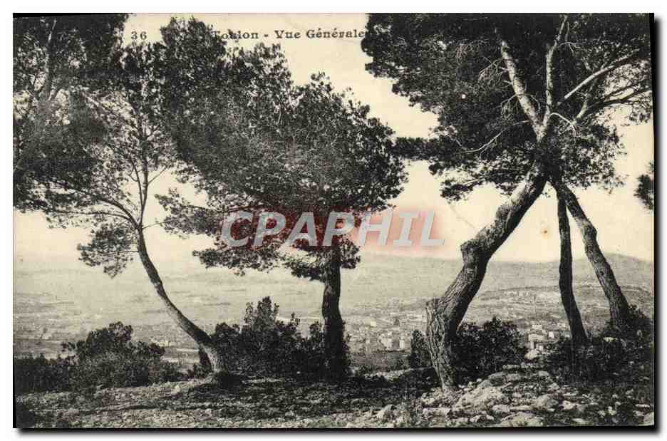 CPA Toulon Vue Generale 