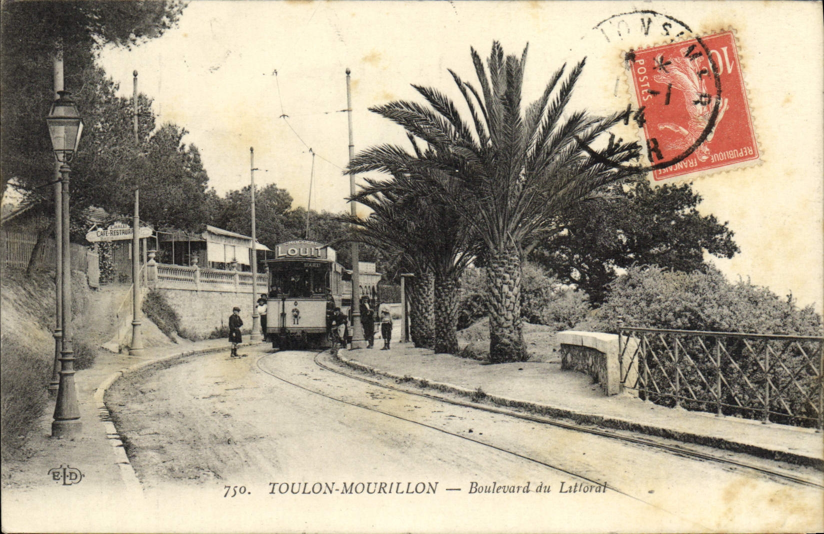 CPA Toulon Mourillon Boulevard du littoral Tramway