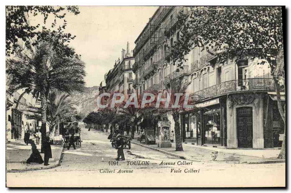 CPA Toulon Avenue Colbert 