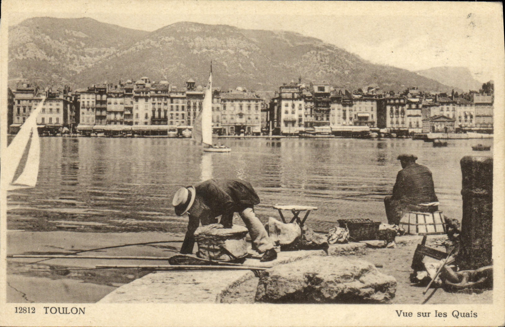 Toulon — Vue sur les Quais — Cie des Arts Photographiques, Strasbourg
