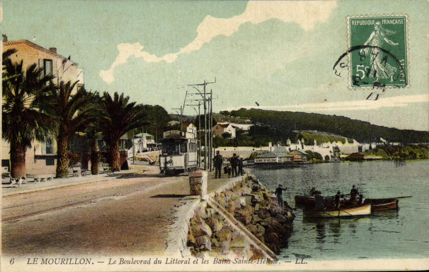 Le Mourillon — Le Boulevard du Littoral et les Bains Sainte-Hélène — LL.