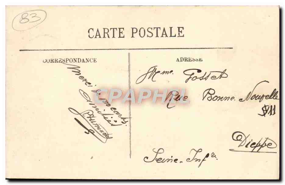 Le Mourillon — Le Boulevard du Littoral et les Bains Sainte-Hélène — LL. — Rückseite