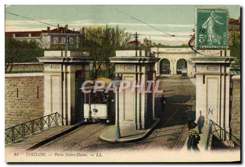 CPA Toulon Porte Notre Dame Tramway