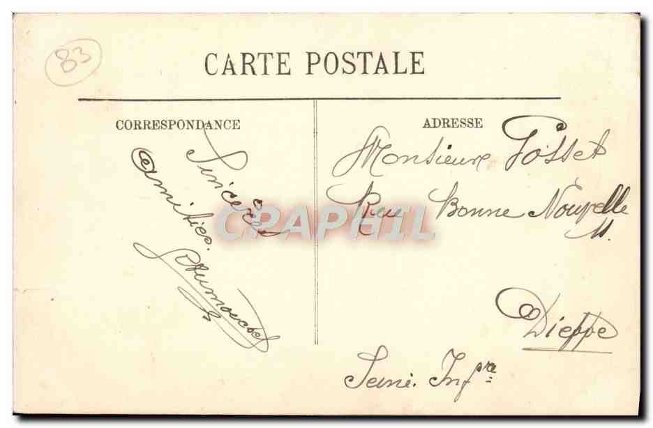 Toulon — Cours Lafayette et le Marché — LL. — n°21 — Rückseite