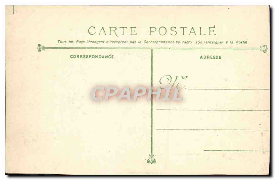 CPA Toulon L'Arsenal Maritime Direction d'Artillerie La Salle d'Armes Militaria  — Rückseite
