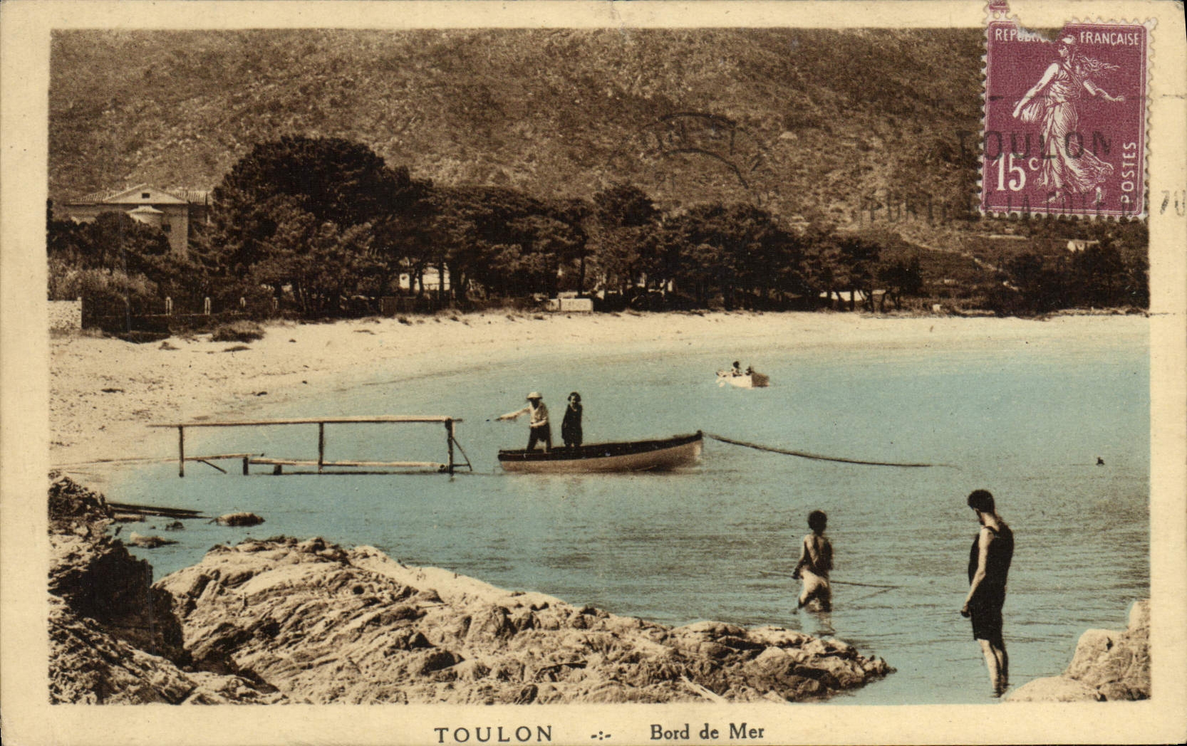 Toulon — Bord de Mer — Éditeur F.G. sur la Côte d'Azur