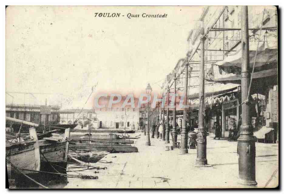CPA Toulon Quai Cronstadt