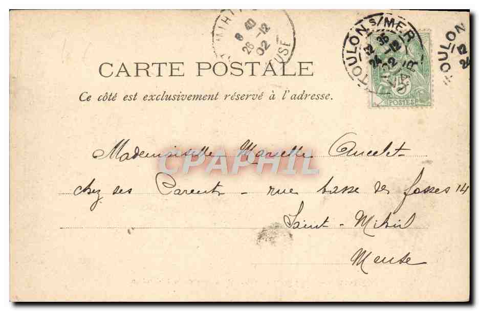 Toulon — Place de la Liberté. Monument de la Fédération — Marius Bar, Phot. Toulon, n° 02 — Reverso