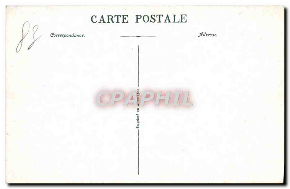 CPA Toulon Le Quai Crostadt Bateaux — Verso