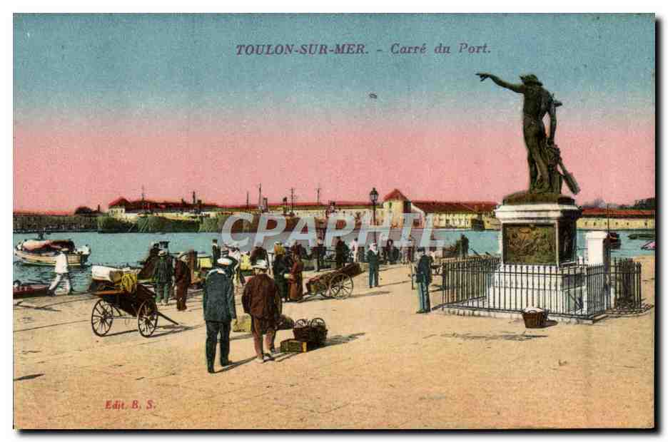 Toulon-sur-Mer — Platz am Hafen — Edit. B. S.