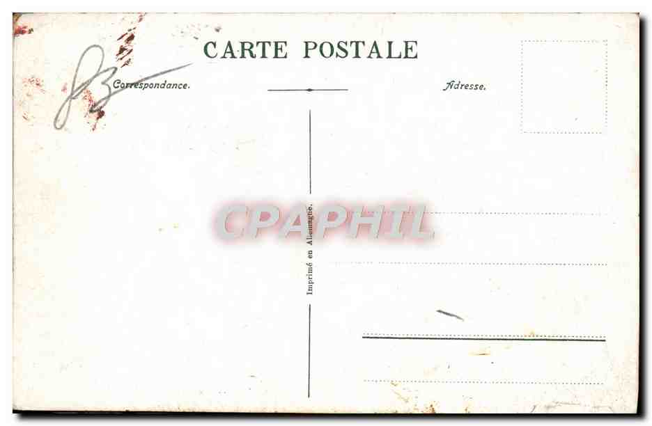 CPA Toulon Place de la Liberte Allee des Palmiers  — Rückseite