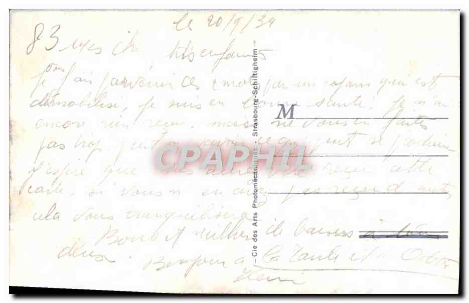 CPA Toulon Ensemble des quais Bateaux — Verso